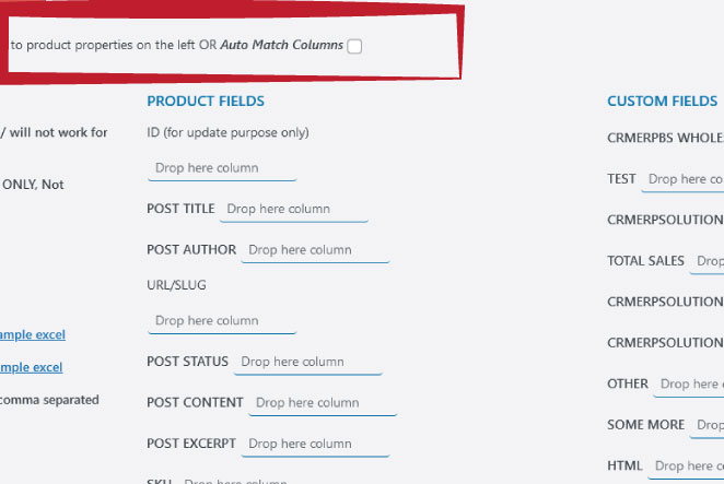 automap-excel-columns-woocommerce-product-fields