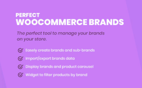 Perfect Brands for WooCommerce import with Excel logo, banner