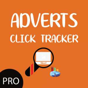 wordpress adverts click tracker, track the click links & check the statistics